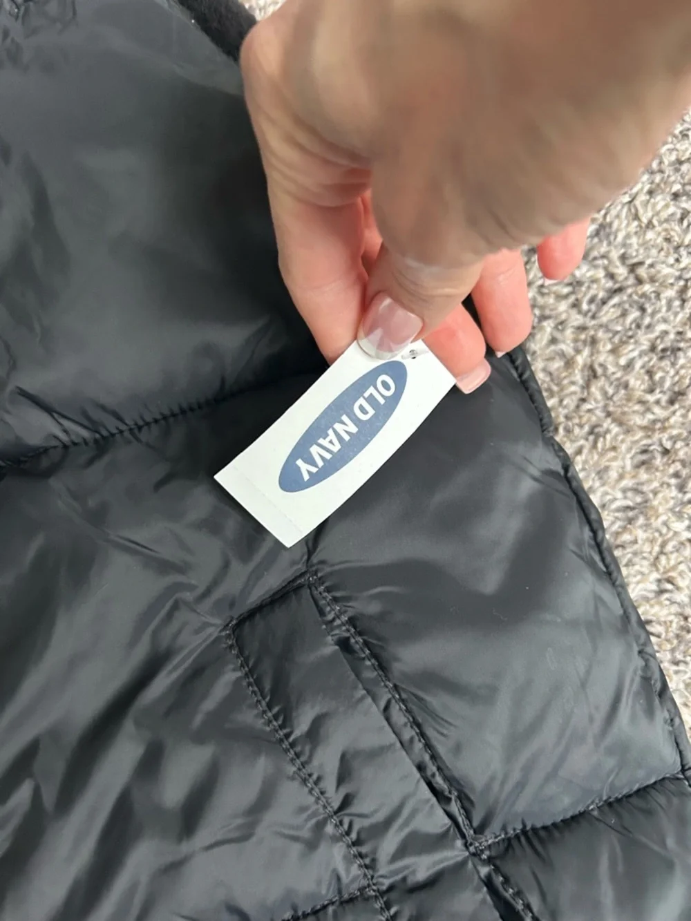 NWT Old Navy Kids Unisex Zip Up Puffer Vest Size Youth Large 10/12